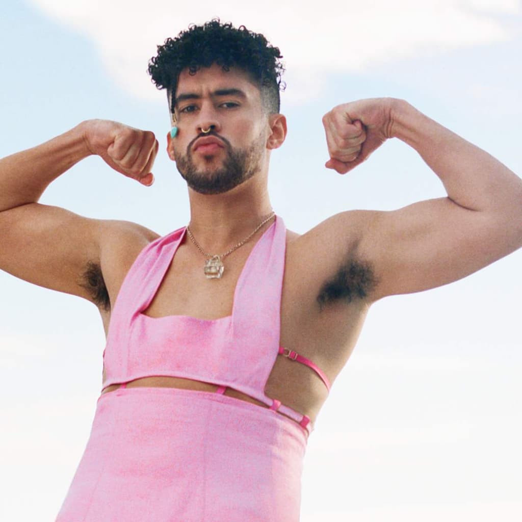 Bad Bunny wears a dress or skirt at the Super Bowl?