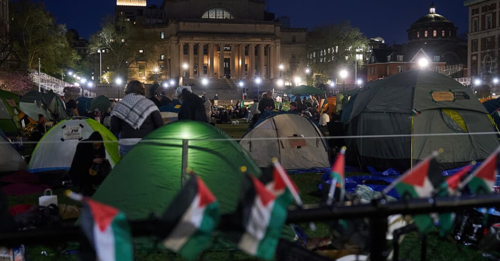 Columbia protesters expelled by Sunday?